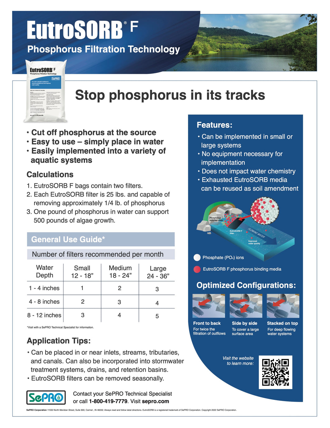 EutroSorb - Filter - Stops Phosphorus in its Tracks