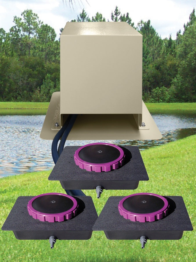 PondLyfe 3 Three Airstation Pond Aerator KIT